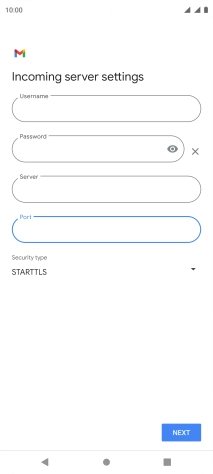 Press the drop down list below 