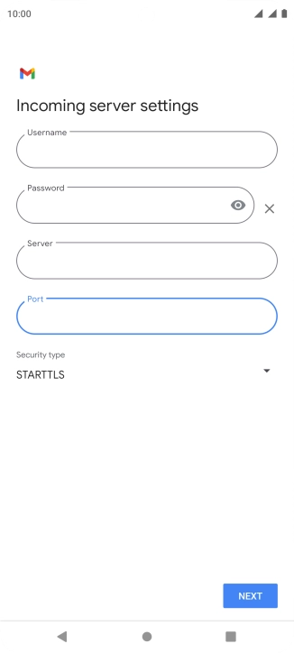 Press the drop down list below 
