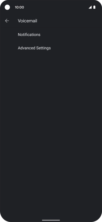 Press Advanced Settings.