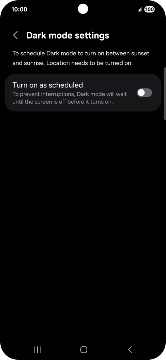 Press the indicator next to Press the indicator next to