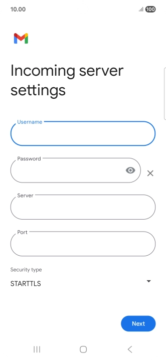 Press the field below 