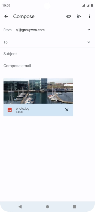 Press the field next to 