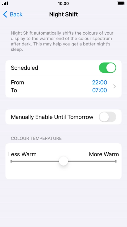 Press the indicator next to Press the indicator next to