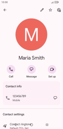 Press the Home key to return to the home screen.