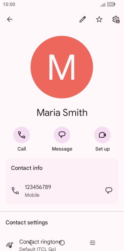 Press the Home key to return to the home screen.