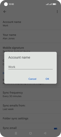 Press OK and key in the required name.