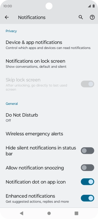 Press Do Not Disturb. Press Do Not Disturb.