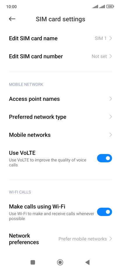 Press the indicator next to Press the indicator next to