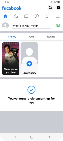 Press the text input field.