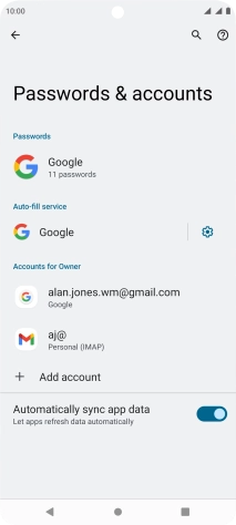 Press the Home key to return to the home screen.