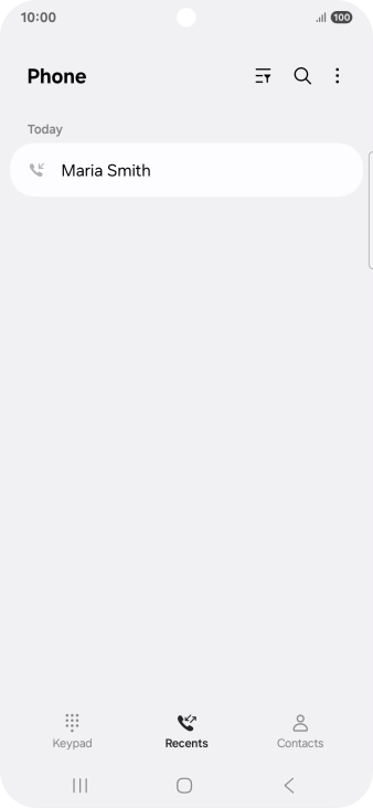 Press the required number.