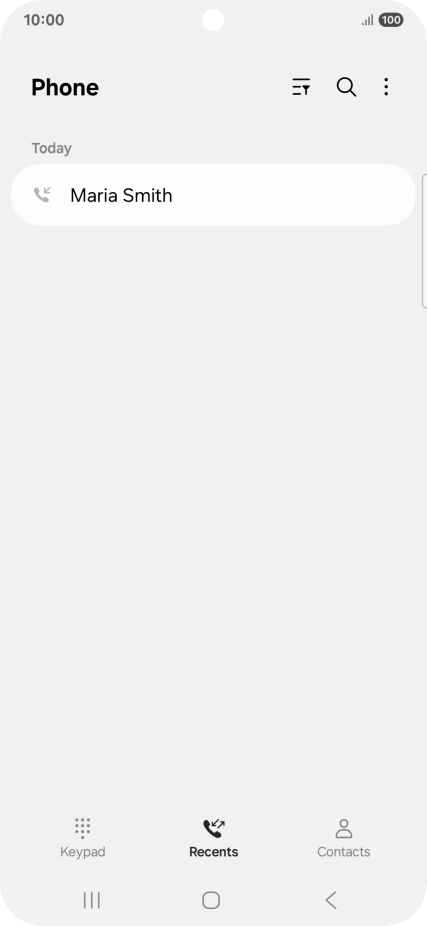 Press the required number.