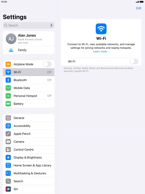 Press the indicator next to Press the indicator next to