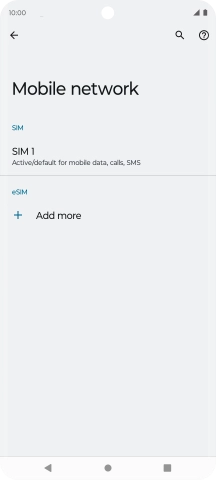 Press the Home key to return to the home screen.