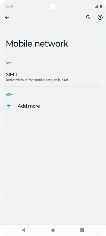 Press the Home key to return to the home screen.