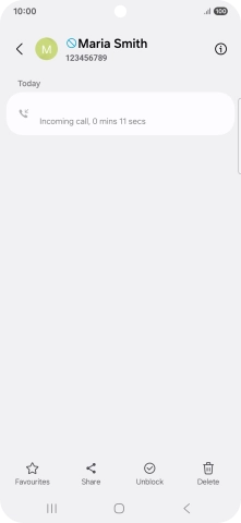 Press the Home key to return to the home screen.