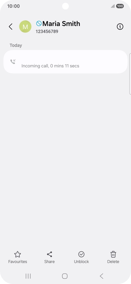 Press the Home key to return to the home screen.