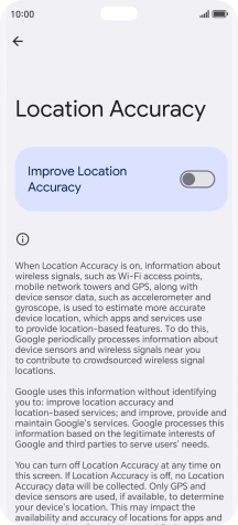 If you press the indicator next to 