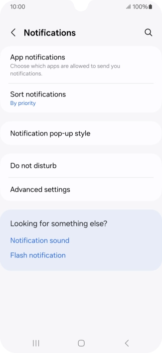 Press App notifications.