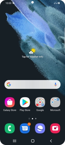 The text/picture message icon shows that you've received a new text or picture message.