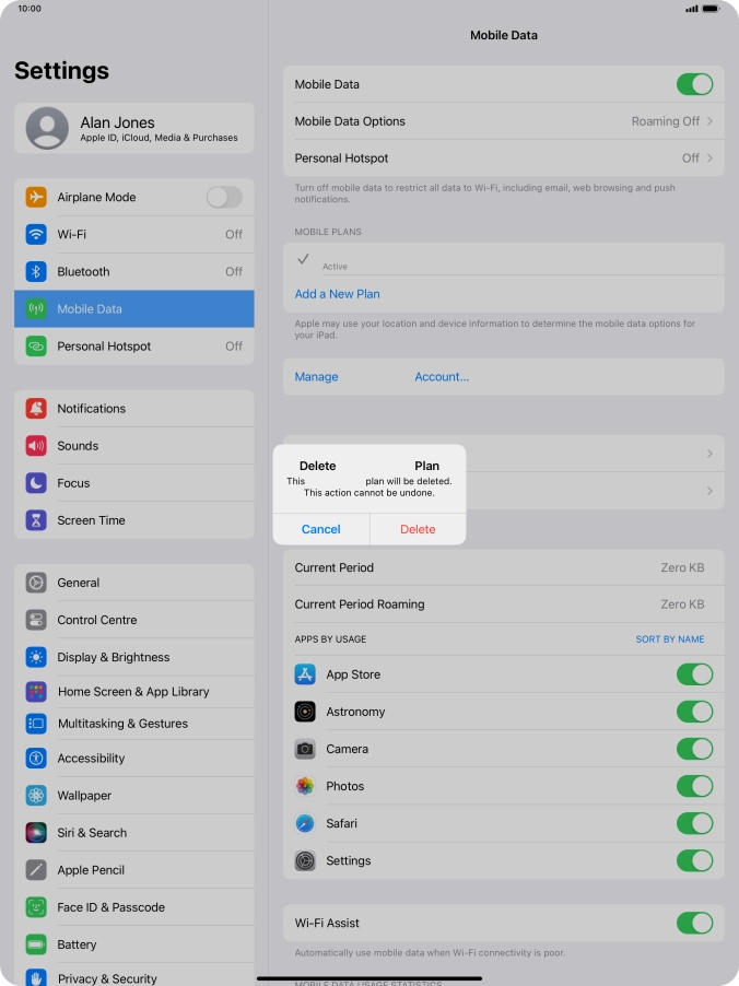 Press Delete. Press Delete.