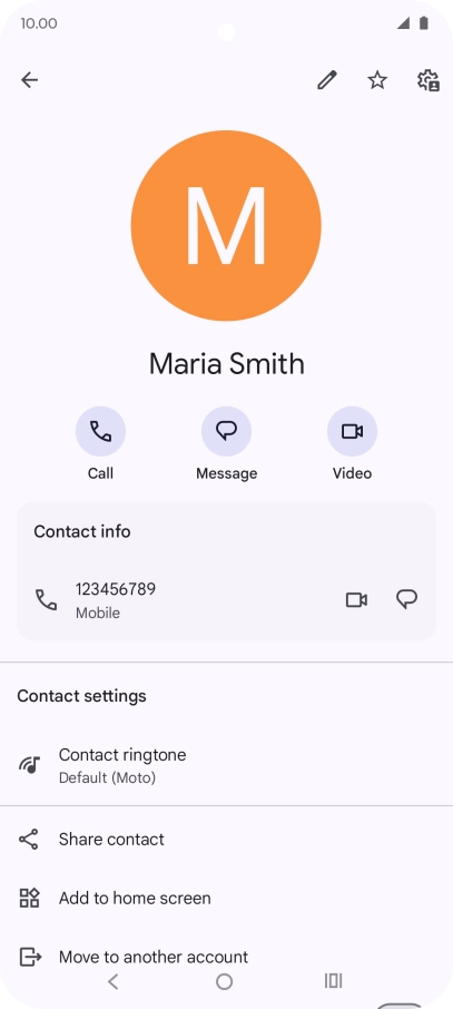 Press the Home key to return to the home screen.