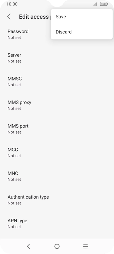 Press Save. Press Save.