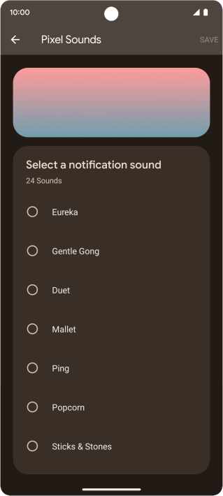 Press the required message tones to hear them.