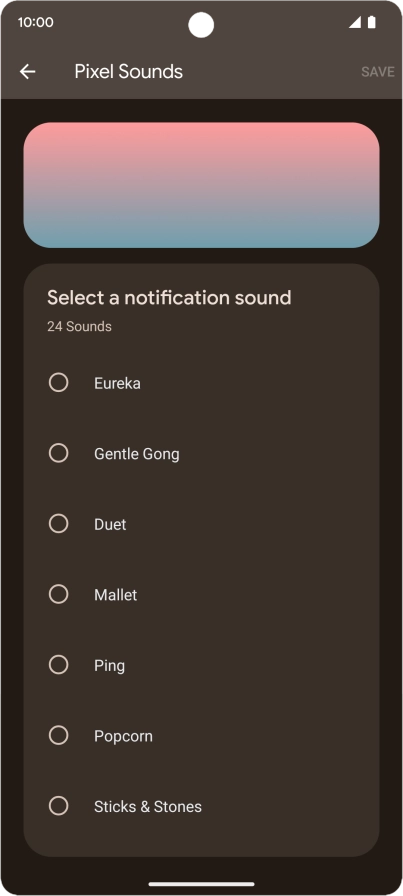 Press the required message tones to hear them.
