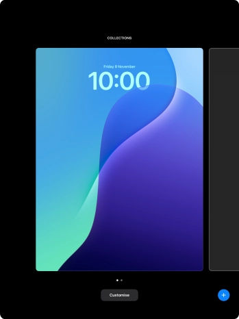 Press the add icon. Press the add icon.