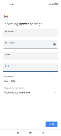 Press the drop down list below Press the drop down list below