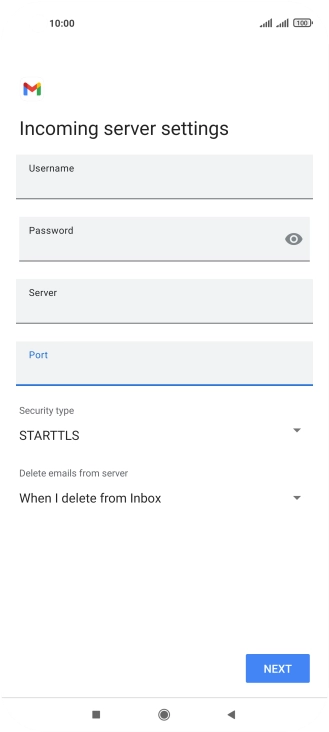 Press the drop down list below Press the drop down list below