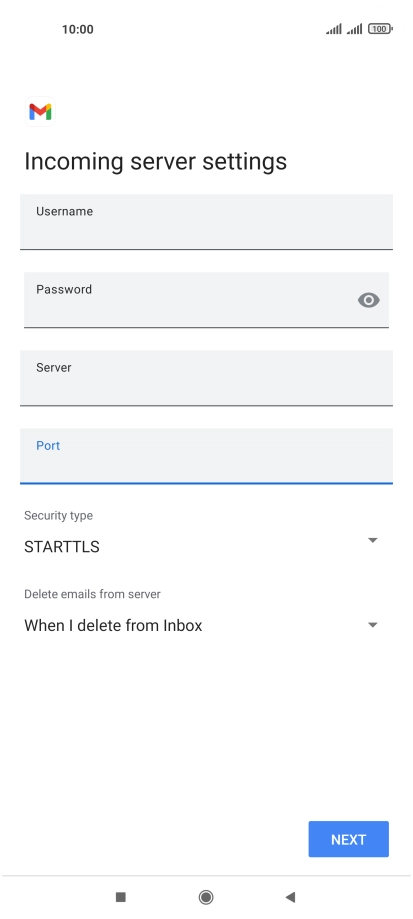 Press the drop down list below Press the drop down list below