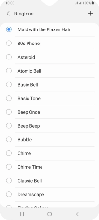 Press the Home key to return to the home screen.