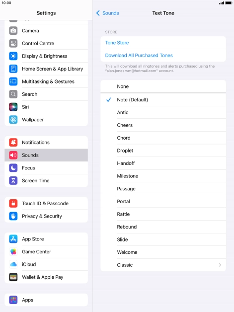 Press the required message tones to hear them. Press the required message tones to hear them.