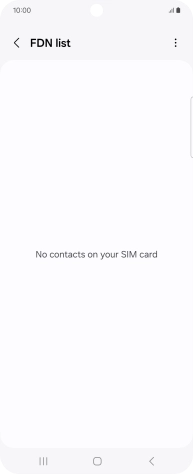 Press the menu icon.