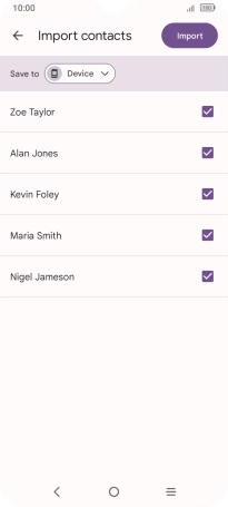Press the drop down list next to 