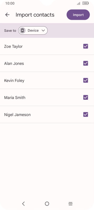 Press the drop down list next to 