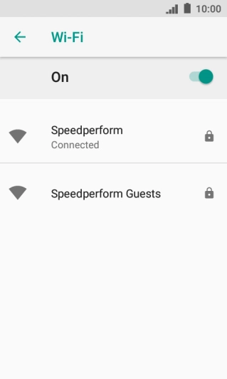 Press the Home key to return to the home screen.