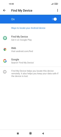 Press the Home key to return to the home screen.