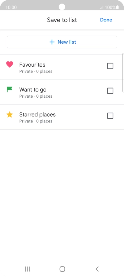 Press the required setting. Press the required setting.