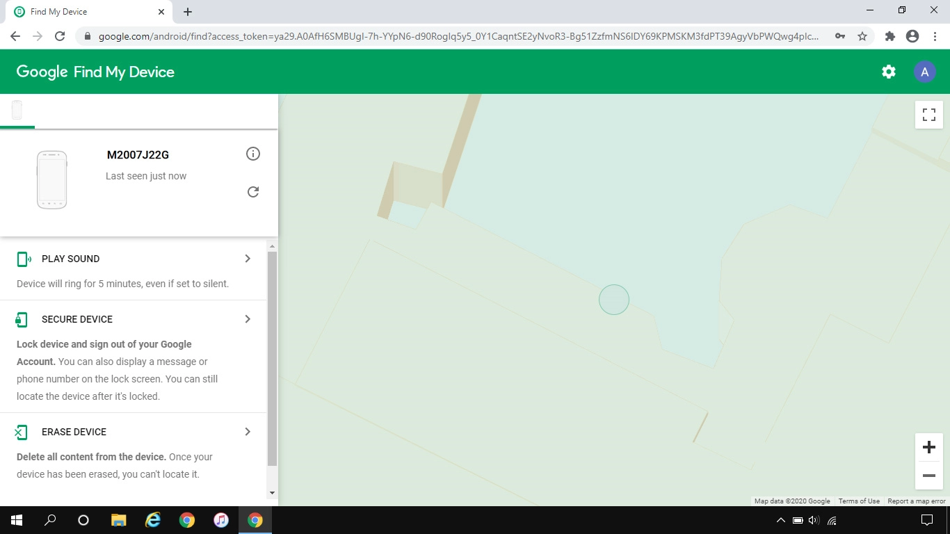 Click the required device.