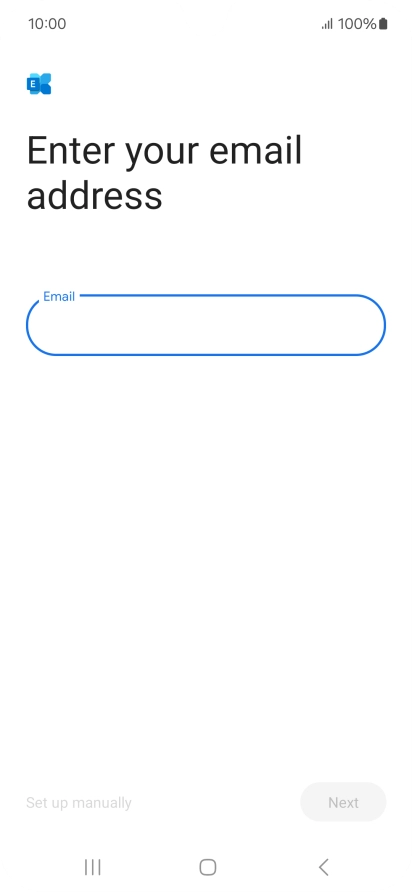 Press the field below 