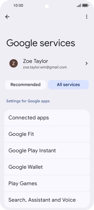 Press Search, Assistant and Voice.