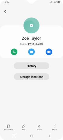 Press the Home key to return to the home screen.