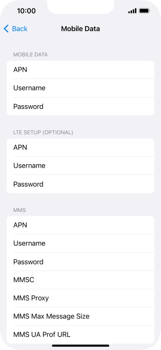 Press APN and key in wap.vodafone.co.uk.