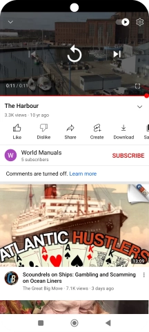 Press the Home key to return to the home screen.