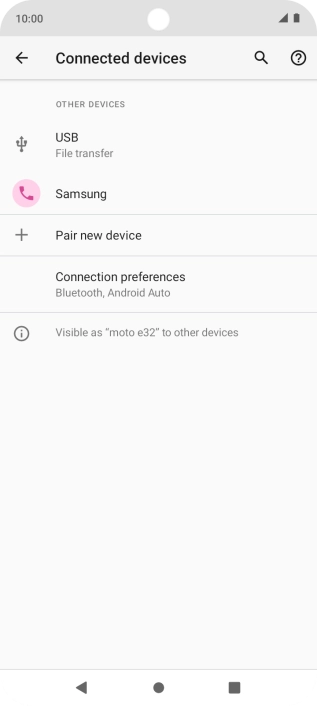 Press the Home key to return to the home screen.