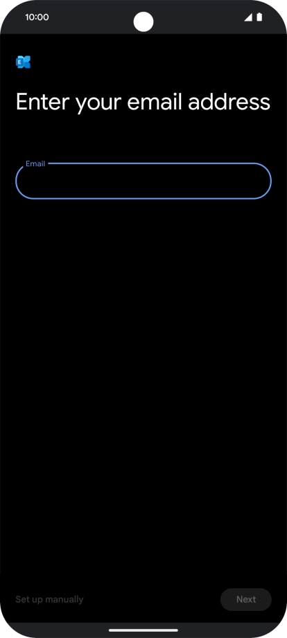 Press the field below 