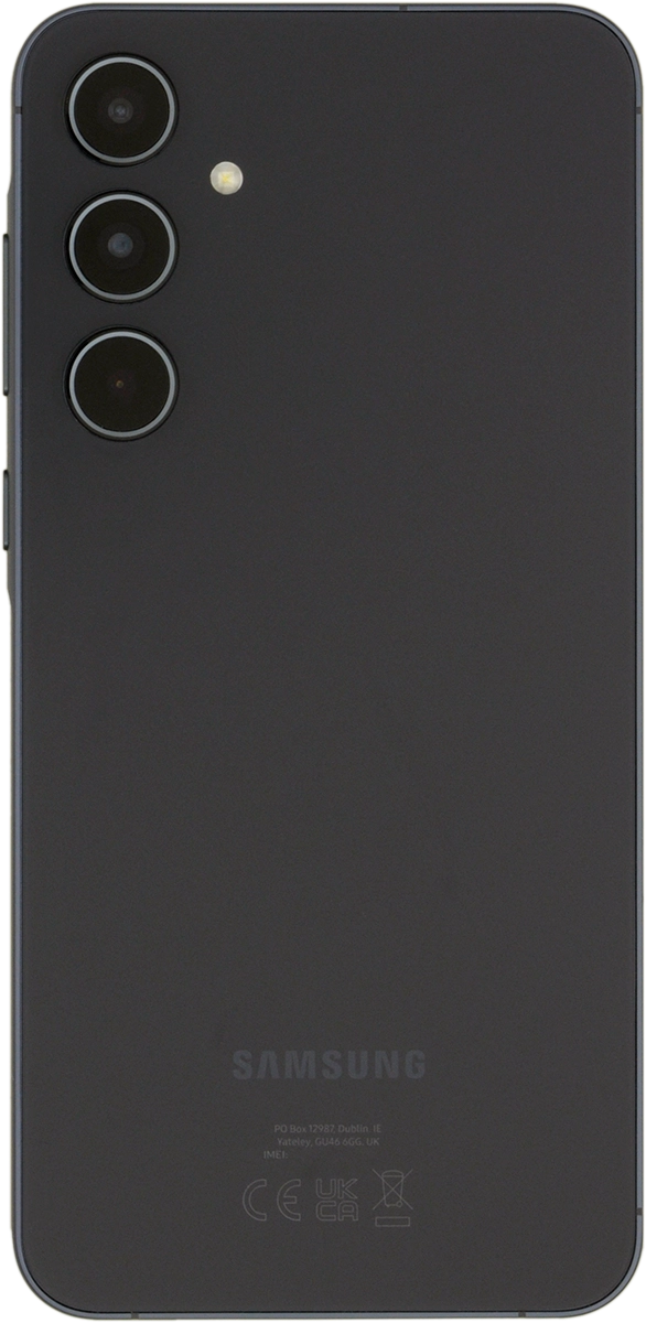 Point the camera lens at the back of your phone at the required object to take a picture or record a video.